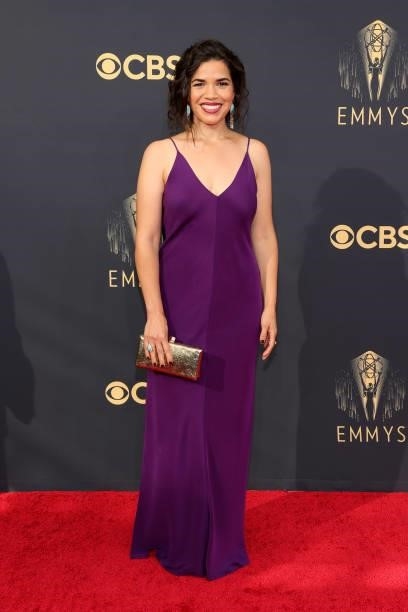 America Ferrera attends the 73rd Primetime Emmy Awards at L.A. LIVE on September 19, 2021 in Los Angeles, California.