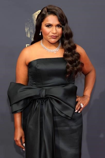 Mindy Kaling attends the 73rd Primetime Emmy Awards at L.A. LIVE on September 19, 2021 in Los Angeles, California.