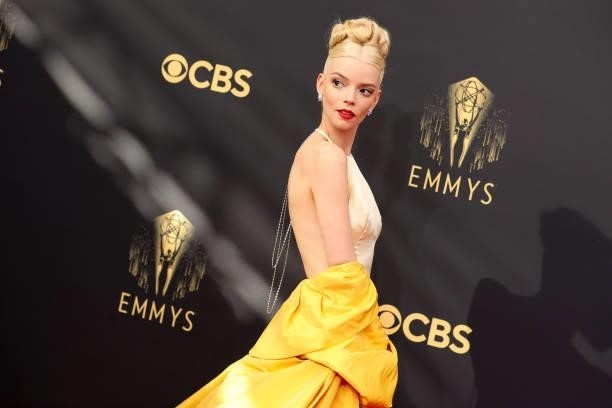 Anya Taylor-Joy attends the 73rd Primetime Emmy Awards at L.A. LIVE on September 19, 2021 in Los Angeles, California.