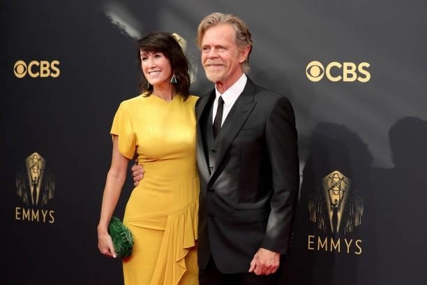 Rachel Winter and William H. Macy attend the 73rd Primetime Emmy Awards at L.A. LIVE on September 19, 2021 in Los Angeles, California.
