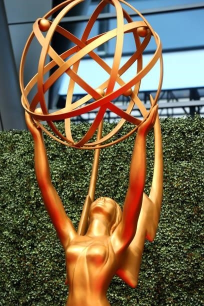 View of the atmosphere during the 73rd Primetime Emmy Awards at L.A. LIVE on September 19, 2021 in Los Angeles, California.