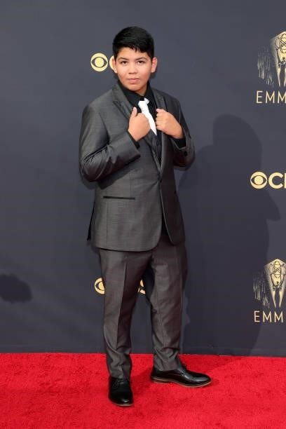 Lane Factor attends the 73rd Primetime Emmy Awards at L.A. LIVE on September 19, 2021 in Los Angeles, California.