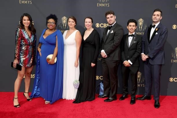 Writers for ‘Last Week Tonight with John Oliver’ attend the 73rd Primetime Emmy Awards at L.A. LIVE on September 19, 2021 in Los Angeles, California.