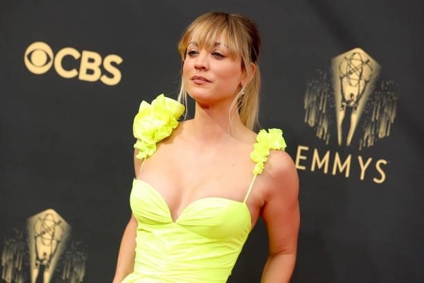 Kaley Cuoco attends the 73rd Primetime Emmy Awards at L.A. LIVE on September 19, 2021 in Los Angeles, California.