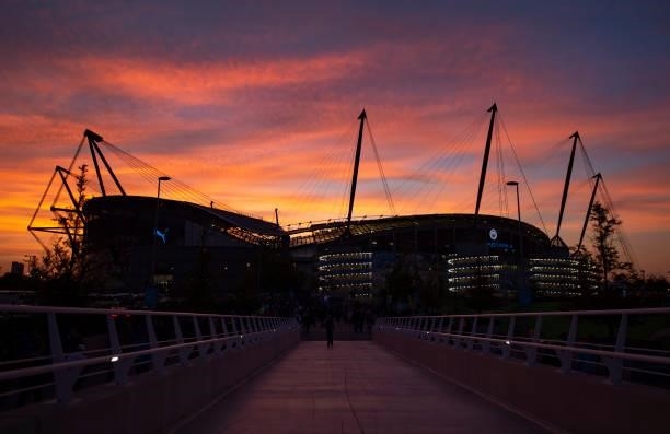 During the Carabao Cup Third Round match between Manchester City and Wycombe Wanderers F.C. At Etihad Stadium on September 21, 2021 in Manchester,...