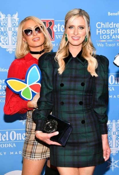 Paris Hilton and Nicky Hilton Rothschild attend The Abbey's 16th annual Toy Drive for Children's Hospital LA at The Abbey Food & Bar on September 21,...