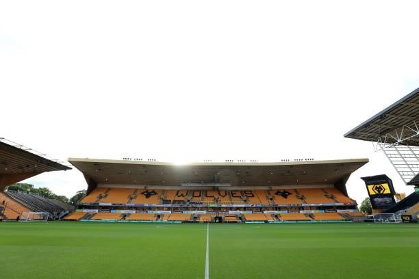 General view inside the stadium prior to the Carabao Cup Third Round match between Wolverhampton Wanderers and Tottenham Hotspur at Molineux on...