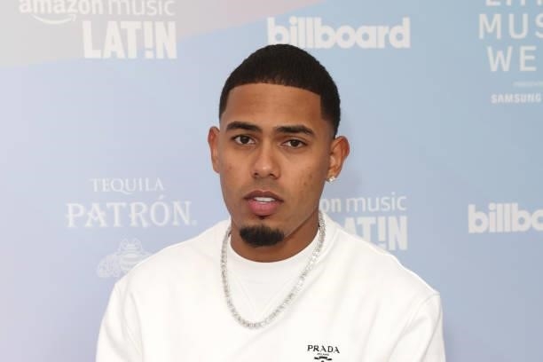 Myke Towers attends Billboard Latin Music Week 2021 on September 22, 2021 in Miami, Florida.