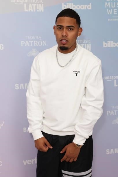 Myke Towers attends Billboard Latin Music Week 2021 on September 22, 2021 in Miami, Florida.