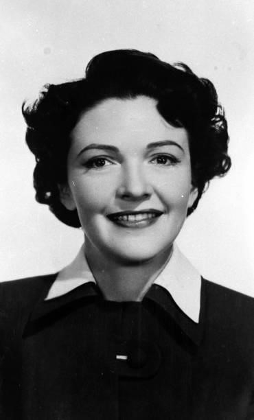 American actress Nancy Davis, circa 1950. As Nancy Reagan, she later became First Lady of the United States.