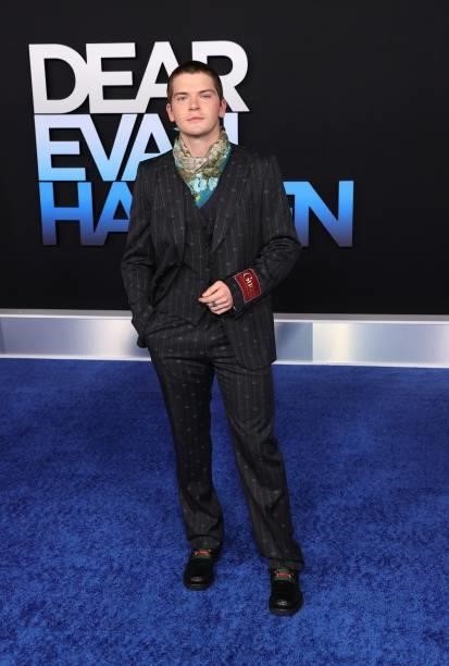 Colton Ryan attends the "Dear Evan Hansen