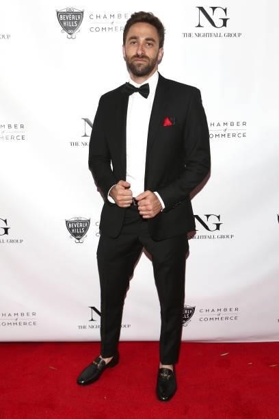 Michael Brushin attends the The Nightfall Group Collaborates With The BHCC For A Black Tie Event on September 22, 2021 in Beverly Hills, California.