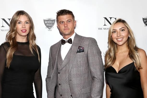 Lauren Shepherd, Chris Burke and Stephanie Arteaga attend the The Nightfall Group Collaborates With The BHCC For A Black Tie Event on September 22,...