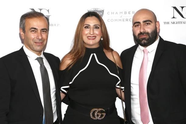 Nathan Nissani and guests attend the The Nightfall Group Collaborates With The BHCC For A Black Tie Event on September 22, 2021 in Beverly Hills,...