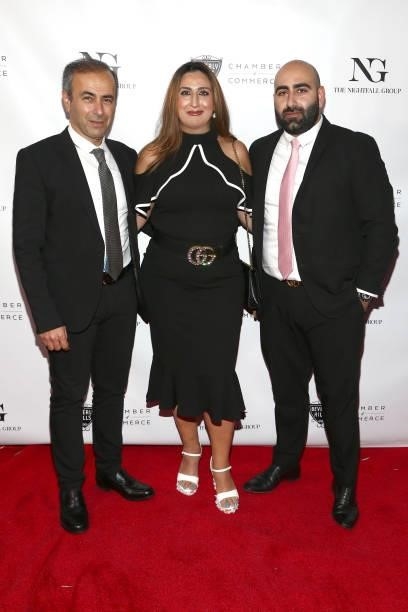 Nathan Nissani and guests attend the The Nightfall Group Collaborates With The BHCC For A Black Tie Event on September 22, 2021 in Beverly Hills,...