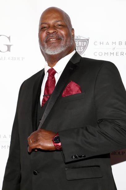 Larry Johnson attends the The Nightfall Group Collaborates With The BHCC For A Black Tie Event on September 22, 2021 in Beverly Hills, California.