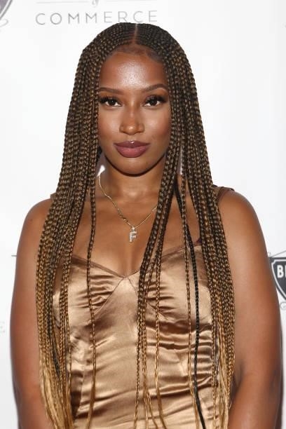 Fatou attends the The Nightfall Group Collaborates With The BHCC For A Black Tie Event on September 22, 2021 in Beverly Hills, California.