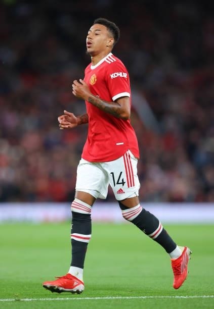 Jesse Lingard of Manchester United during the Carabao Cup Third Round match between Manchester United and West Ham United at Old Trafford on...