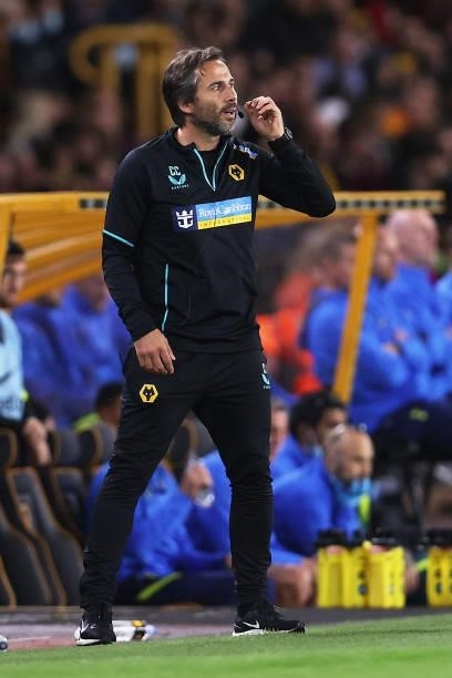 Carlos Cachada, First-team fitness coach of Wolverhampton Wanderers looks on during the Carabao Cup Third Round match between Wolverhampton Wanderers...