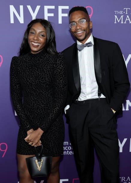 Ziwe and Robert Franklin attend the opening night screening of The Tragedy Of Macbeth during the 59th New York Film Festival at Alice Tully Hall,...