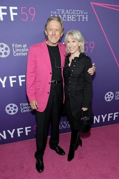Miles Anderson and Bella Merlin attend the opening night screening of The Tragedy Of Macbeth during the 59th New York Film Festival at Alice Tully...