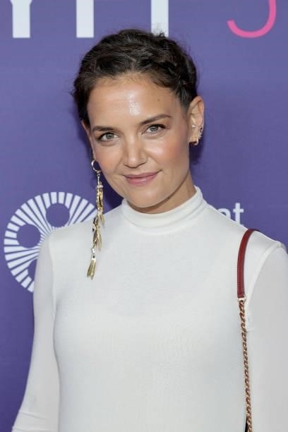 Katie Holmes attends the opening night screening of The Tragedy Of Macbeth during the 59th New York Film Festival at Alice Tully Hall, Lincoln Center...