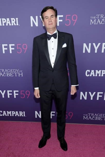 Zack Van Amburg attends the opening night screening of The Tragedy Of Macbeth during the 59th New York Film Festival at Alice Tully Hall, Lincoln...
