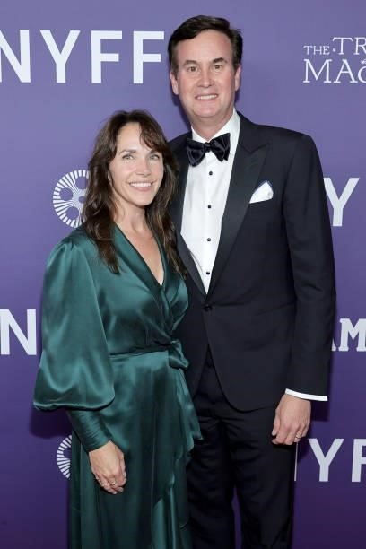 Zack Van Amburg and wife Lisa attend the opening night screening of The Tragedy Of Macbeth during the 59th New York Film Festival at Alice Tully...