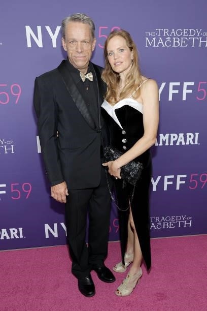 Brian Thompson and Sharon Braun attend the opening night screening of The Tragedy Of Macbeth during the 59th New York Film Festival at Alice Tully...
