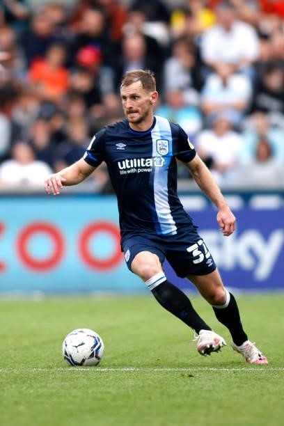 Tom Lees of Huddersfield Town during the Sky Bet Championship match between Swansea City and Huddersfield Town at Swansea.com Stadium on September...