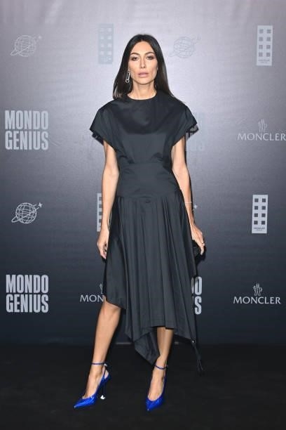 Giorgia Tordini is seen at Moncler MondoGenius Castello Sforzesco on September 25, 2021 in Milan, Italy.