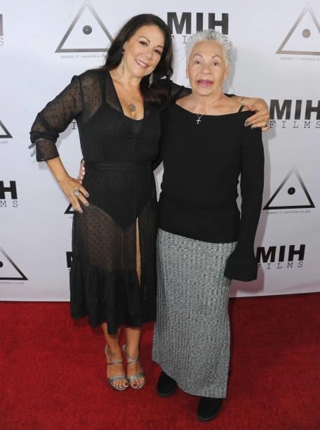 Patricia Rae and mom Miriam Jaramillo attend the Pre-Premiere Party for "Beyond Paranormal