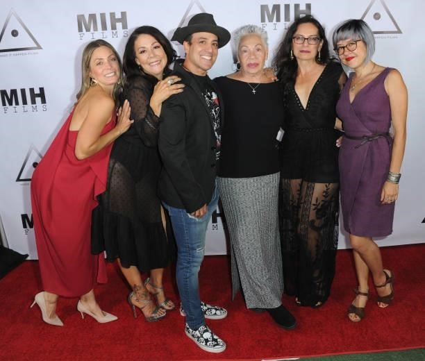 Nathalie Ospina, Patricia Rae, Matteo Ribaudo, Miriam Jaamillo, Michelle Londono and Sage Adorno attend the Pre-Premiere Party for "Beyond...