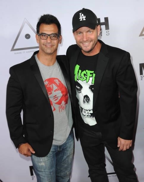 Spero Stamboulis and Michael Rodrick attend the Pre-Premiere Party for "Beyond Paranormal
