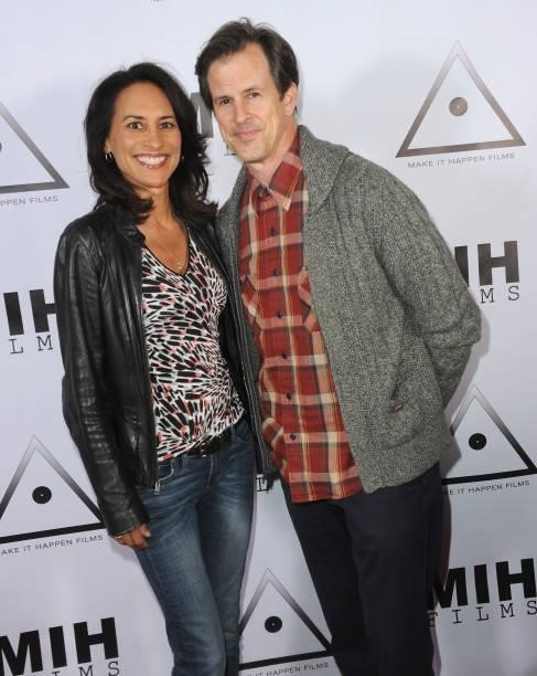 Michelle C. Bonilla and Andrew Boyle attend the Pre-Premiere Party for "Beyond Paranormal