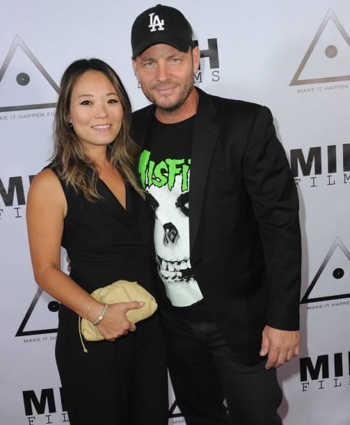 Yuko McDonald and Michael Rodrick attend the Pre-Premiere Party for "Beyond Paranormal