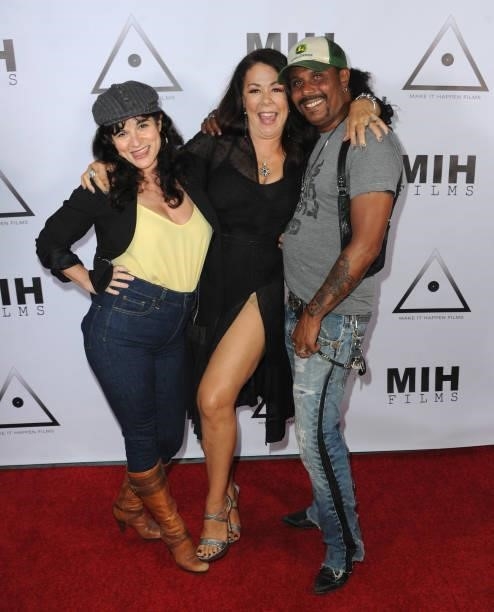 Lynn Adrianna Freedman, Patricia Rae and Erick Nathan attend the Pre-Premiere Party for "Beyond Paranormal