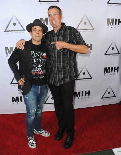 Matteo Ribaudo and Scott Carrithers attend the Pre-Premiere Party for "Beyond Paranormal