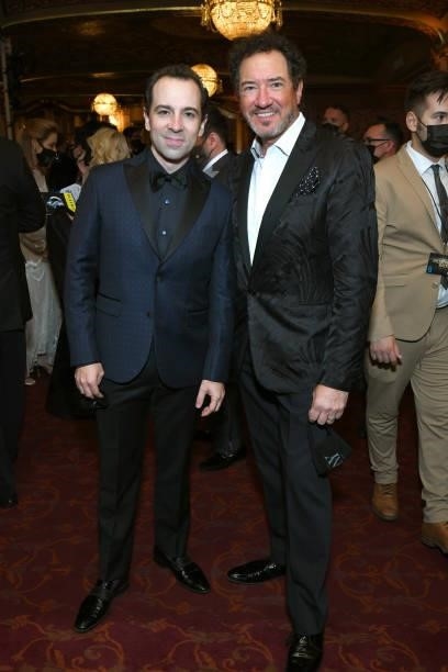 Rob McClure and Kevin McCollum attend the 74th Annual Tony Awards at Winter Garden Theatre on September 26, 2021 in New York City.