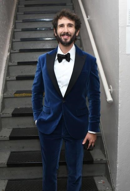 Josh Groban poses backstage during the 74th Annual Tony Awards at Winter Garden Theatre on September 26, 2021 in New York City.
