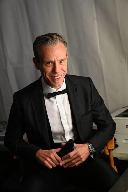 Adam Pascal attends the 74th Annual Tony Awards at Winter Garden Theatre on September 26, 2021 in New York City.