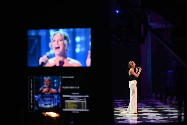 Jennifer Nettles performs onstage during the 74th Annual Tony Awards at Winter Garden Theatre on September 26, 2021 in New York City.