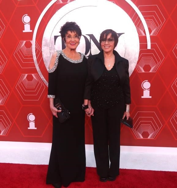 Chita Rivera and Lisa Mordente attend the 74th Annual Tony Awards at Winter Garden Theater on September 26, 2021 in New York City.