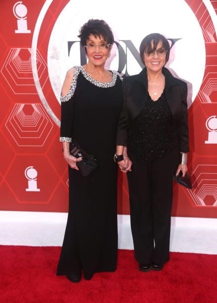 Chita Rivera and Lisa Mordente attend the 74th Annual Tony Awards at Winter Garden Theater on September 26, 2021 in New York City.
