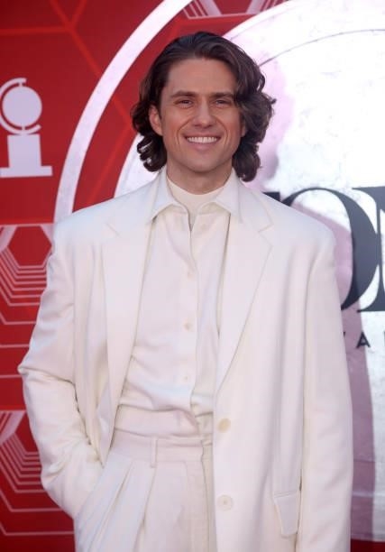 Aaron Tveit attends the 74th Annual Tony Awards at Winter Garden Theater on September 26, 2021 in New York City.