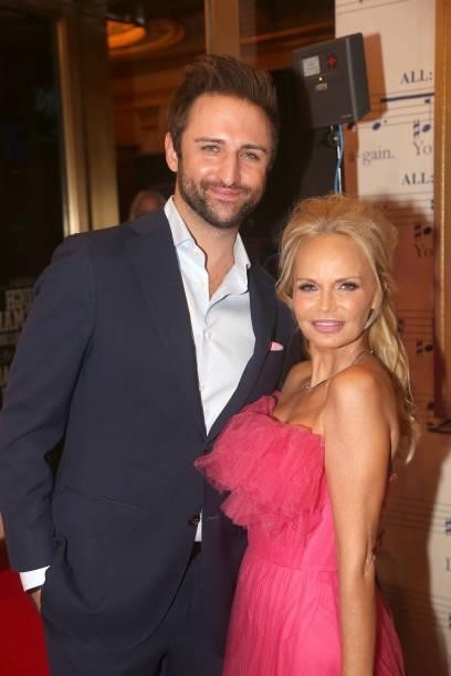 Josh Bryant and Kristin Chenoweth attend the 74th Annual Tony Awards at Winter Garden Theater on September 26, 2021 in New York City.