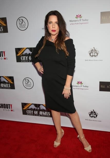 Actress Lisa K. Crosato attends the 2nd Annual City Of Angels Women's Film Festival , Closing Night Red Carpet Gala Award Ceremony at Bella Blanca...