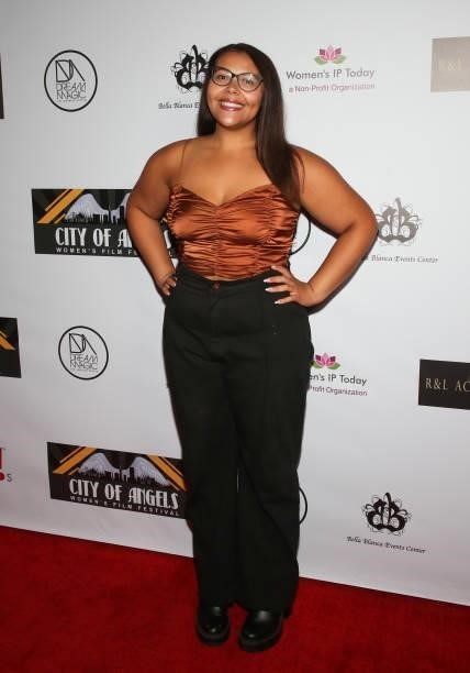 Actress Max Carrington attends the 2nd Annual City Of Angels Women's Film Festival , Closing Night Red Carpet Gala Award Ceremony at Bella Blanca...