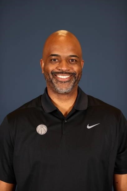 Head coach Wes Unseld Jr. Poses during media day at Entertainment & Sports Arena on September 27, 2021 in Washington, DC. NOTE TO USER: User...