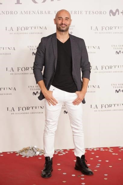 Alain Hernandez attends the photocall of 'La Fortuna' premiere at Hotel VP Plaza España Design on September 28, 2021 in Madrid, Spain. 'La Fortuna'...